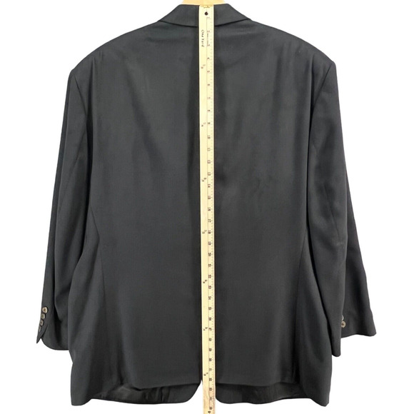 Lord & Taylor Blazer Mens 46 R Black Fifth Avenue Collection Faux Suede Jacket - Picture 7 of 14